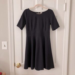 J. Crew black skater dress 8